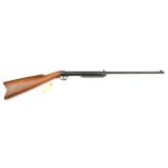 A pre war .177” German “Precision Junior” break action air rifle, 36½” overall, barrel 15½”,