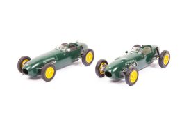2 Wills Finecast Auto-Kits 1:24 scale factory produced cars 2 Lotus 12 single seater racing cars,