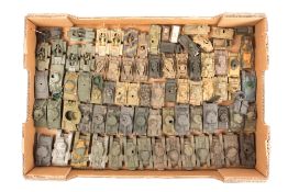 An impressive quantity of plastic 1:72 WW2 military vehicles by Airfix etc. All built examples and