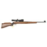 A .177” German Original Mod 50 underlever air rifle, number 046212, with fully adjustable rearsight,