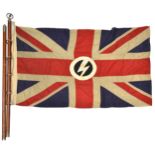 A “British Union of Fascists Flag Standard 1937”, being a Union Flag defaced by Fascist’s roundel