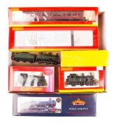 4 Hornby Railways OO gauge locomotives. A GWR Dean goods 0-6-0 tender locomotive 2322. 2x BR ex