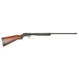 A .177” “Precision” break action air rifle, c 1930s, 42” overall, part octagonal barrel 18¾” stamped