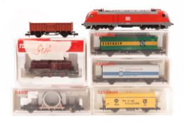 A small quantity of Fleischmann ‘Piccolo’ and Minitrix N gauge DB etc model railway. 3x