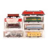 A small quantity of Fleischmann ‘Piccolo’ and Minitrix N gauge DB etc model railway. 3x