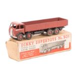 An early first issue Dinky Supertoys Foden Diesel 8-Wheel Wagon (501). In the 1st type colour,