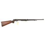 A .177” Lincoln Jeffries BSA underlever air rifle, number 15716 (1908), 43¾” overall, barrel 19¼”,