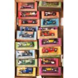 28 Matchbox Models of Yesteryear in wood grain boxes. Examples include; 1927 Talbot van, 1931
