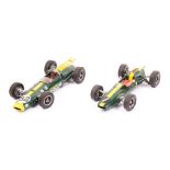 2 Wills Finecast Auto-Kits 1:24 scale factory produced cars. A 1964 Formula One Lotus 25 RN 1 driven