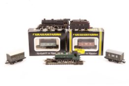 A quantity of N gauge model railway by Graham Farish and Minitrix. 4 loose locomotives – A GWR