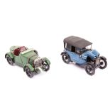 2 Wills Finecast Auto-Kits 1:24 scale factory produced cars 1930’s MG M-Type in dark green with