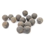 19 lead musket balls, together with a Certificate of Authentication for one musket ball “Recovered