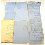 6 Crimea War period “Return of Horses” documents, 4 on WO Form 753, 2 m/s, various dates 1855/6