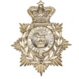 A Vic OR’s WM HP of the 20th (Euston Square) Middlesex Rifles. GC (one lug resoldered). Plate 4
