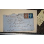 A small stamped envelope, addressed to “Captain Radcliffe, 20th Regiment, British Army in Turkey,