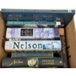 8 books of Nelson interest: “The Nelson Companion”, “Trafalgar Captains”, “Nelson at Copenhagen”,