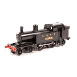 An O gauge brass LNER Class C12 4-4-0T locomotive. A 3-rail electrically powered model in unlined