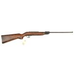 A .177” Webley Ranger break action air rifle, number 663, with plain beech wood stock. GWO & C,