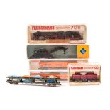 A small quantity of Fleischmann ‘Piccolo’ and RoCo N gauge DB etc model railway. 2x DB Bo-Bo