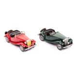 2 Wills Finecast Auto-Kits 1:24 scale factory produced cars. Both MG TD 2 seater sports cars. An