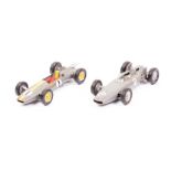 2 Wills Finecast Auto-Kits 1:24 scale factory produced cars. 1962 B.R.M. with stack pipes in grey