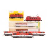 A small quantity of Fleischmann ‘Piccolo’ and Minitrix N gauge DB etc model railway. 3 locomotives –