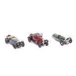 3 Wills Finecast Auto-Kits factory produced cars. The smaller 1:43 scale examples- Morgan 3-