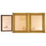 A pair of good quality gilt picture frames, 16½” x 20½”, GC and another. (3)