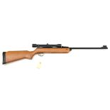 A post February 1973 .22” BSA Super Meteor break action air rifle, number TG 34511, with fully