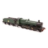 An O gauge brass kit built Churchward ex GWR class 28xx 2-8-0 tender locomotive. 2807 in BR