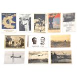 13 German Third Reich period postcards, including coloured commemorative for 13th March 1938,
