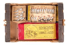 A quantity of Britains Knight of the Middle Ages, etc. Set 1307; comprising of 6x mounted lancers (3