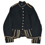 A post 1902 Scottish Rifles doublet, KC WM GS buttons, white cord piping, original stores label