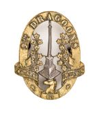 A Canadian officer’s gilt and silver plated cap badge of the 3rd Dragoons. GC Plate 5 Part I of