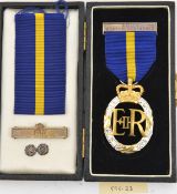 Army Emergency Reserve Decoration, EIIR, reverse dated 1953, together with additional clasp dated