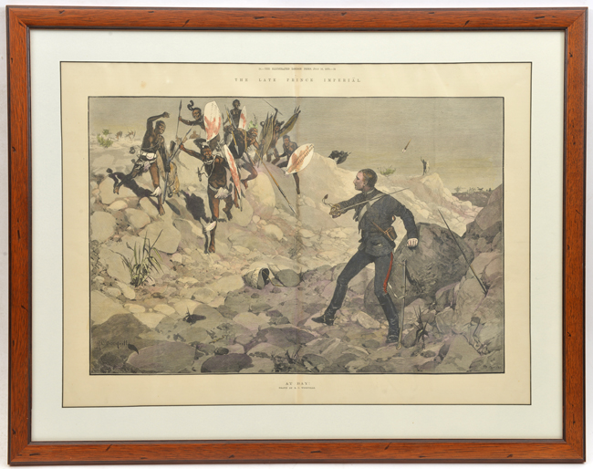 A Vic coloured print of Sir George White, 27” x 23”, contemporary framed and glazed; a coloured - Image 2 of 3