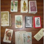 Assorted cigarette cards: American Tobacco Co Savage Chiefs and Rulers including American Indian