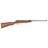 A .177” Haenel Mod I DRP break action air rifle, with sliding barrel release, ratchet rearsight, and