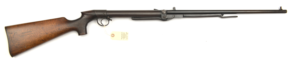 An early .177” BSA “Lincoln” underlever air rifle, number 910 (1905), 43¾” overall, the air