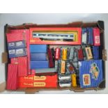 A quantity of Hornby Dublo/Tri-ang Hornby passenger and freight rolling stock. H/D boxed – Breakdown