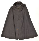 A post 1902 Guardsman’s grey cape, brass GS buttons, GC (one small repaired tear).