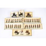 8 Victorian Toy Soldiers. Set 2A Queen Victoria’s 6 foot Guard Rifleman. Set 4B The Buffs, c.1870, 8