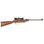 A .177” Edgar Brothers Mod 35 break action air rifle, number 0303 06150, fitted with Simmons