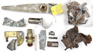 A quantity of small parts from Junkers 88 A-14 3E+HM of KG-6 which crashed at Hare (or Hoare)