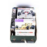 10 unmade racing car kits. 3x Tamiya 1:20 – McLaren Honda MP4/4, Leyton House CG901B and a