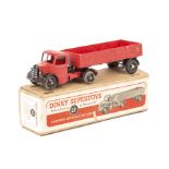 A Dinky Supertoys Bedford Articulated Lorry (521). An example with red cab and body with black wings