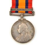 Q.S.A. 1 clasp Natal (508 Pte W Mitchell R Lanc Regt) VF. Roll shows recipient invalided 1.5.00