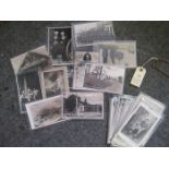 40 monochrome postcards, c 1935-48, of military personnel, activities, groups, individuals, etc,