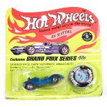 A scarce 1969 issue Mattel HotWheels ‘Exclusive Grand Prix Series Chaparral 2G. Finished in vacuum