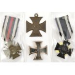 A WWI Iron Cross 1st Class, engraved on reverse: “19.4.17 Reinsch Oberleutnant U Adjutant LDST. 3R